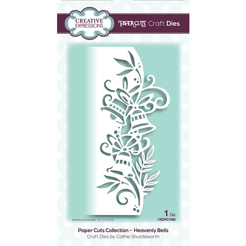 Creative Expressions - Paper Cuts Collection - Christmas - Craft Dies - Heavenly Bells Edger