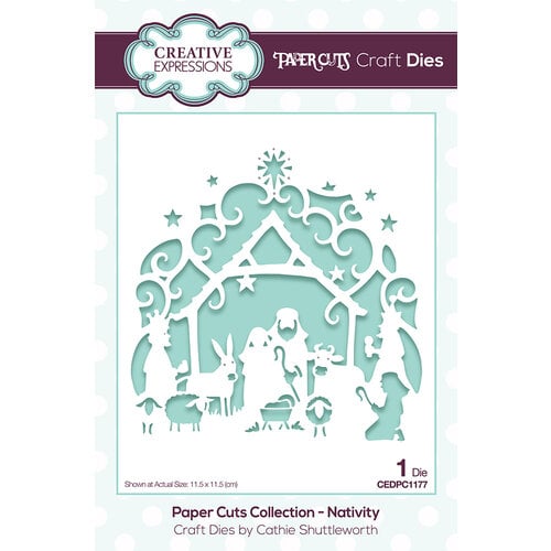 Creative Expressions - Paper Cuts Collection - Christmas - Craft Dies - Nativity