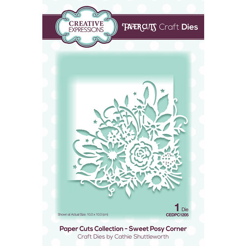 Creative Expressions - Paper Cuts Collection - Craft Dies - Sweet Posy Corner