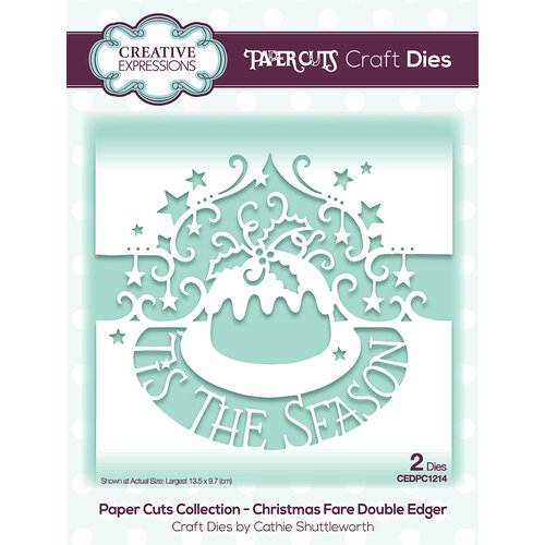 Creative Expressions - Paper Cuts Collection - Craft Dies - Christmas Fare Double Edger