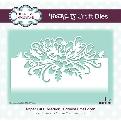Creative Expressions - Paper Cuts Collection - Craft Dies - Harvest Time Edger