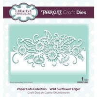 Creative Expressions - Paper Cuts Collection - Craft Dies - Wild Sunflower Edger