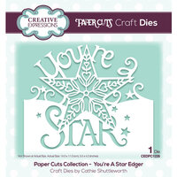 Creative Expressions - Paper Cuts Collection - Craft Dies - You're A Star Edger