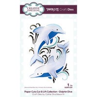 Creative Expressions - Paper Cuts Collection - Craft Dies - Cut And Lift - Dolphin Dive