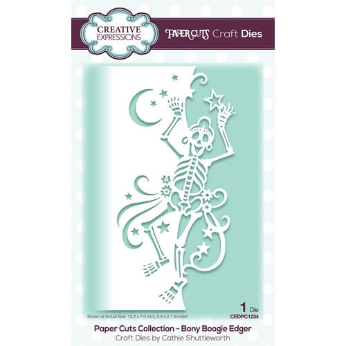Creative Expressions - Paper Cuts Collection - Halloween - Craft Dies - Bony Boogie Edger
