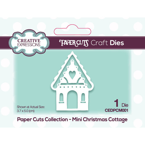 Creative Expressions - Paper Cuts Collection - Craft Dies - Mini Christmas Cottage