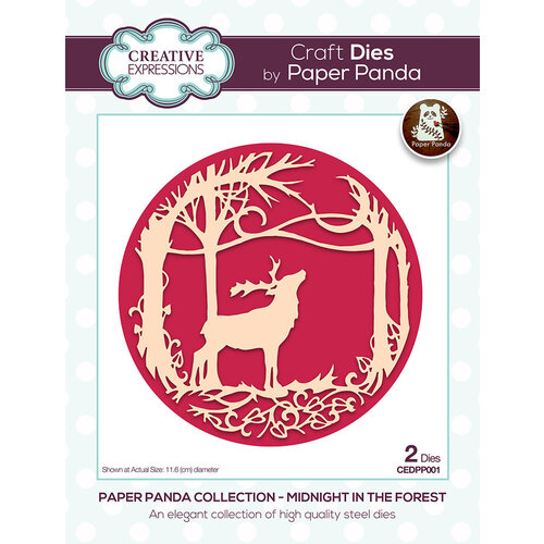 Creative Expressions - Paper Panda Collection - Craft Dies - Midnight In The Forest