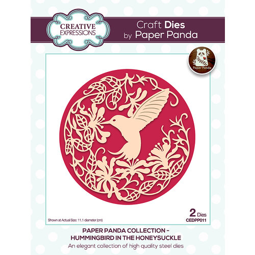 Creative Expressions - Paper Panda Collection - Craft Dies - Hummingbird In The Honeysuckle
