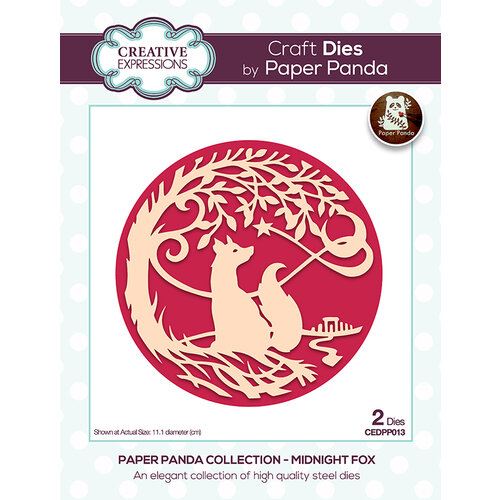Creative Expressions - Paper Panda Collection - Craft Dies - Midnight Fox