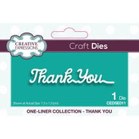 Creative Expressions - One-Liner Collection - Craft Dies - Thank You