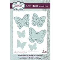 Creative Expressions - Shabby Basics Collection - Craft Dies - Shabby Butterflies