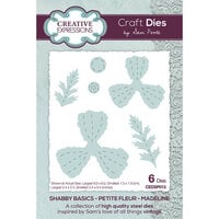 Creative Expressions - Shabby Basics Collection - Craft Dies - Petite Fleur - Madeline