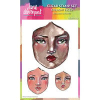 Creative Expressions - Clear Photopolymer Stamps - Straight Faced