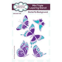 Creative Expressions - Mini Layering Stencils - 4 x 3 - Butterfly Background