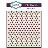 Creative Expressions - Mini Stencils - 4 x 3 - Stars Small