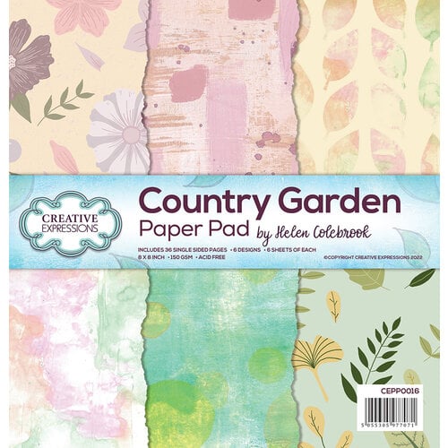 Creative Expressions - 8 x 8 Paper Pad - Country Garden