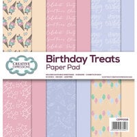 Creative Expressions - 8 x 8 Paper Pad - Birthday Treats