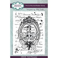 Creative Expressions - Halloween - Pre-Cut Mounted Rubber Stamps - Moth Philosophy