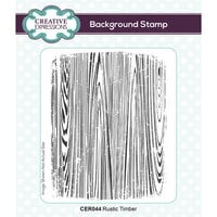 Creative Expressions - Cling Mounted Rubber Stamps - Rustic Timber