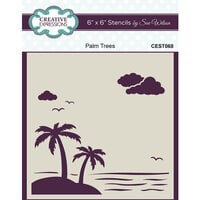 Creative Expressions - 6 x 6 Stencils - Palm Trees