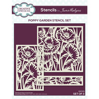 Creative Expressions - Stencils - Poppy Garden