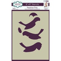 Creative Expressions - Christmas - Stencils - Companion Colouring - Festive Trio Companionship