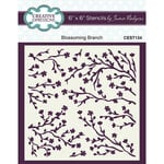 Creative Expressions - Stencils - Blossoming Branch