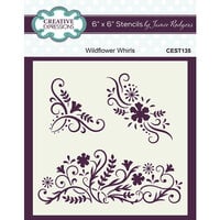 Creative Expressions - Stencils - Wildflower Whirls