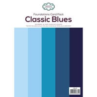 Creative Expressions - A4 Foundations Card Pack - Classic Blues