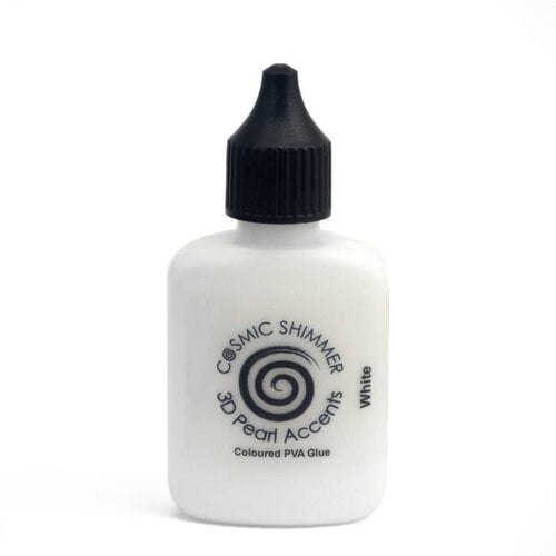 Cosmic Shimmer 3D Accents Matt White Glue 30ml