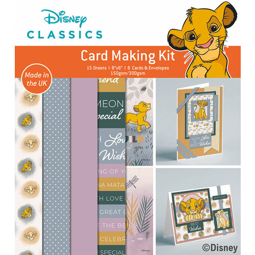 Creative World Of Crafts - 8 x 8 Card Making Kit - The Lion King