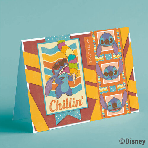 Creative World of Crafts - 8 x 8 Card Making Kit - Lilo and Stitch