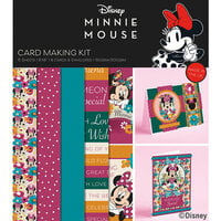 Creative World Of Crafts - 8 x 8 Card Making Kit - Minnie Mouse