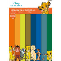 Creative World Of Crafts - A4 Colour Card Pack - The Lion King