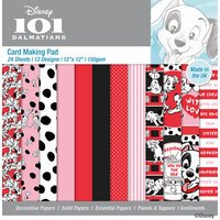 Creative World of Crafts - 12 x 12 Card Making Pad - 101 Dalmatians