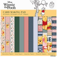 Creative World Of Crafts - 8 x 8 Card Making Pad - Winnie the Pooh