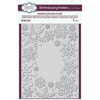 Creative Expressions - Christmas - 3D Embossing Folder - Snowflake Solitude