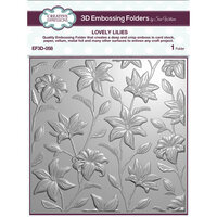 Creative Expressions - 3D Embossing Folder - Lovely Lilies