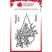 Woodware - Clear Photopolymer Stamps - Hanging Basket