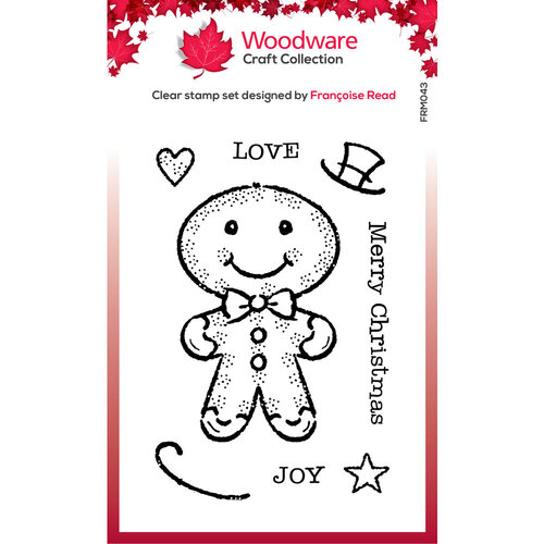 Creative Expressions - Woodware Craft Collection - Christmas - Clear Photopolymer Stamps - Gingerbread Man