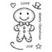 Creative Expressions - Woodware Craft Collection - Christmas - Clear Photopolymer Stamps - Gingerbread Man