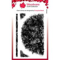 Woodware - Clear Photopolymer Stamps - Semi Circle Texture