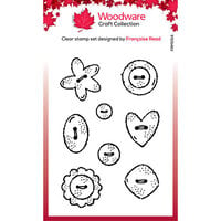 Creative Expressions - Woodware Craft Collection - Clear Photopolymer Stamps - Buttons