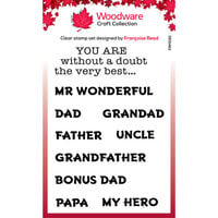 Woodware - Clear Photopolymer Stamps - Very Best