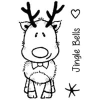 Woodware - Christmas - Clear Photopolymer Stamps - Mini Rudolph