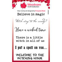 Woodware - Halloween - Clear Photopolymer Stamps - Spell Time