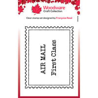 Woodware - Clear Photopolymer Stamps - Empty Postage Stamp