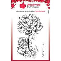image of Woodware - Clear Photopolymer Stamps - Mini Geranium