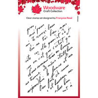 image of Woodware - Clear Photopolymer Stamps - French Script