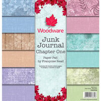Creative Expressions - Woodware Craft Collection - 8 x 8 Paper Pad - Junk Journal - Chapter 1